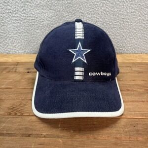 Vintage Dallas Cowboys Hat Adult Blue Strap Back Cap Logo Athletic Football Y2K